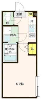 【間取り】 | ハーモニーテラス千住緑町Ⅱ | 間取りです。