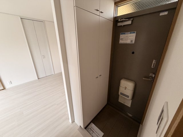 クレアトゥール新堂Aの玄関|シンプルで使いやすい玄関です