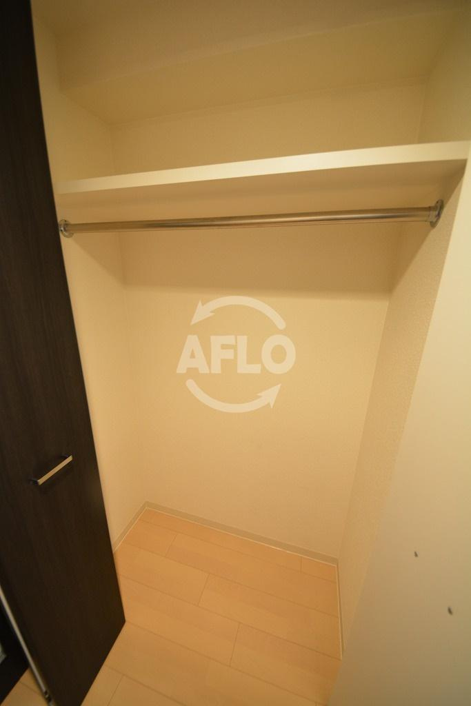 アドバンス上町台Ⅱクレイドルの収納|アドバンス上町台Ⅱクレイドル　クローゼット