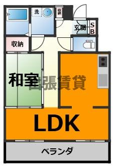 仲介手数料0円！！CASA F.R.の間取り