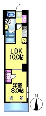 石原スクエアの間取り|★南東角部屋２面窓★