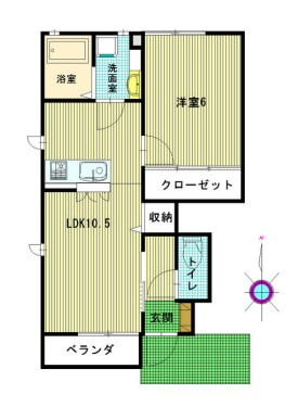コートすずしろの間取り