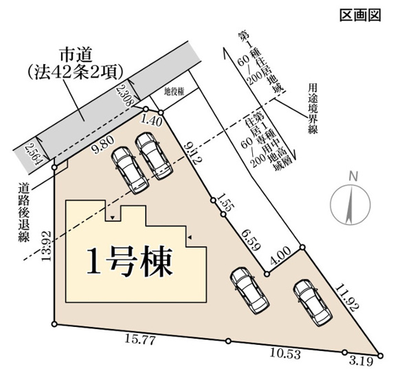 【区画図】 | リーブルガーデン倉敷水江第11 (全1棟)