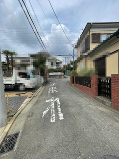 【前面道路含む現地写真】 | 横浜市旭区今宿西町　全2棟（B号棟） | 前面道路