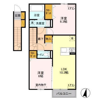 【間取り】 | メビウス Ｃ