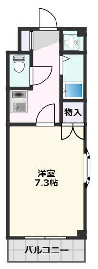 【間取り】 | ローズハイツT・K