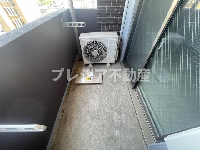 アバンドール甲子園口のバルコニー