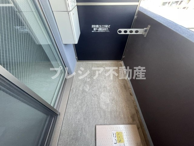 アバンドール甲子園口のバルコニー