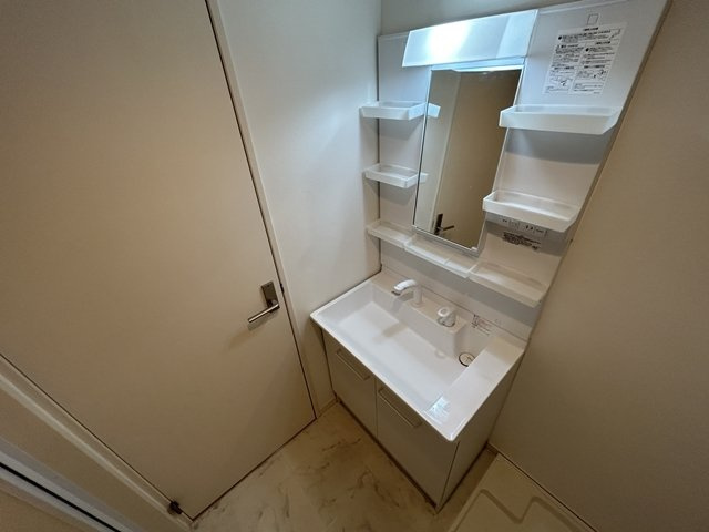 前橋市元総社町の賃貸マンションの独立洗面台