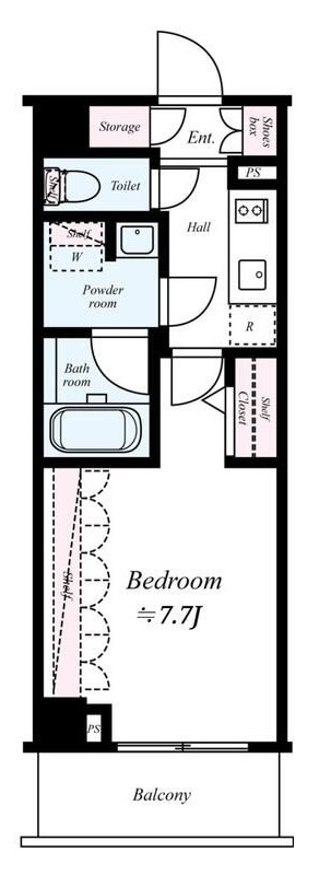 フュージョナル千住大橋の間取り|間取りです。