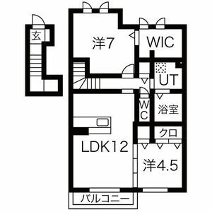 アンソレイエファミーユB棟の間取り