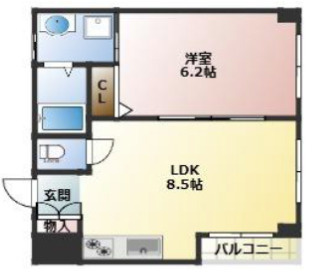 中天ビルの間取り