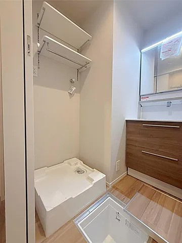 西宮市若松町の賃貸マンションの洗面所