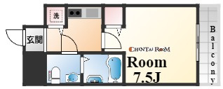 ディナスティ神戸元町通の間取り