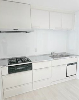 芦屋市朝日ケ丘町の賃貸マンションのキッチン