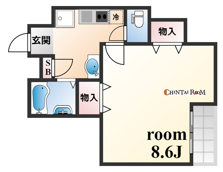 神戸市東灘区深江本町３丁目の賃貸マンションの間取り