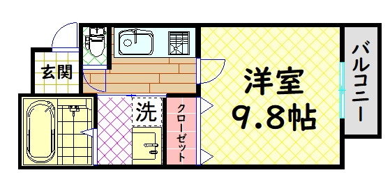 【間取り】 | フジパレス堺南長尾Ⅴ番館