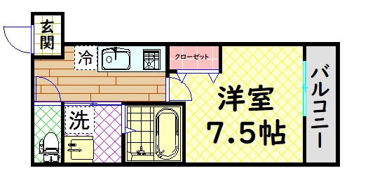 【間取り】 | フジパレス鳳中町ノース