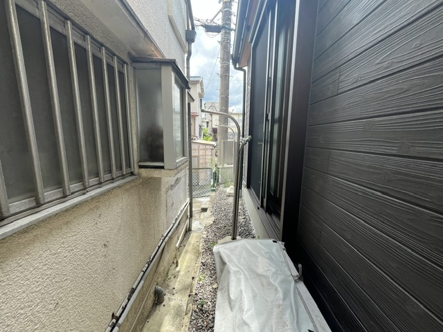 菊水町平屋のバルコニー
