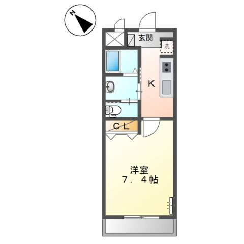 ドミール長岡京の間取り