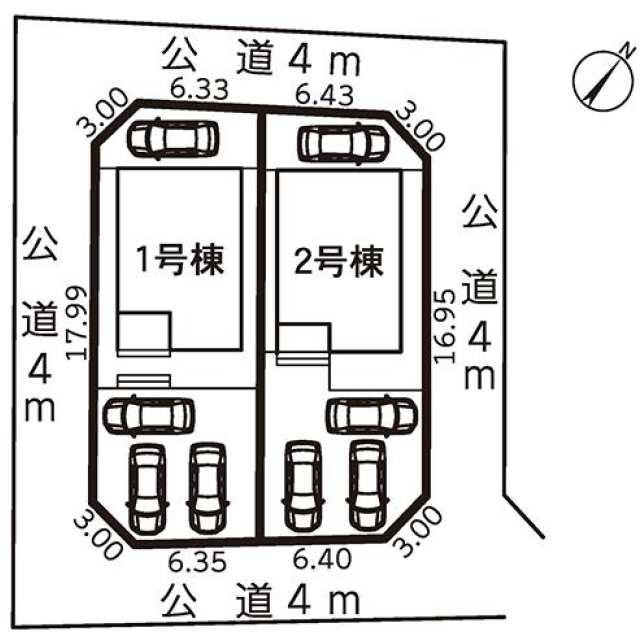 仲介手数料無料）一宮市丹陽町九日市場第５の区画図