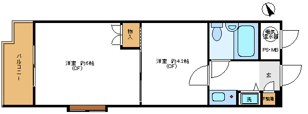 【間取り】 | 日興パレス登戸