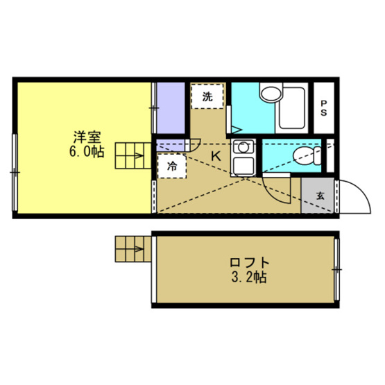 【間取り】 | レオパレスグランシャリオ