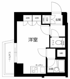 【間取り】 | ルーブル渋谷初台弐番館 | 間取りです。