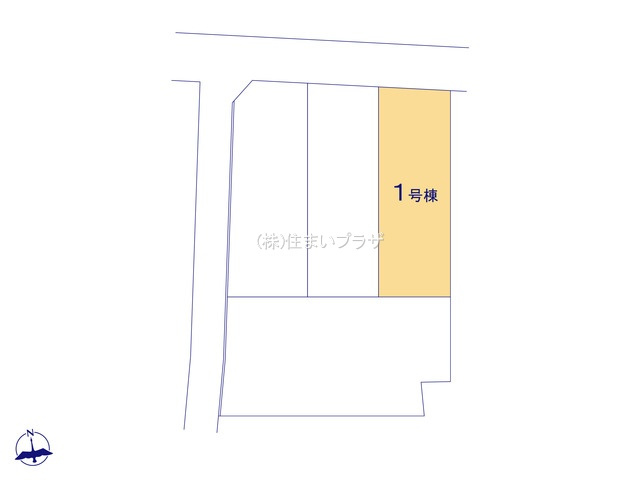 仲介手数料無料）一宮市浅井町尾関第２の区画図