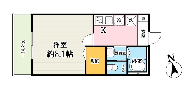 キャメル南流山9Aの間取り