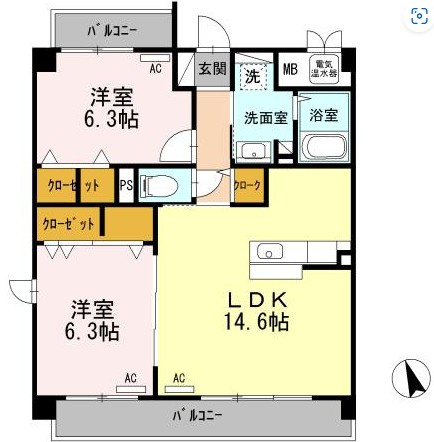 ESPERANZA広中町の間取り