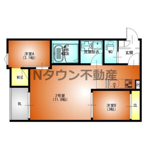 【間取り】 | REGALEST名駅西 | 間取りです