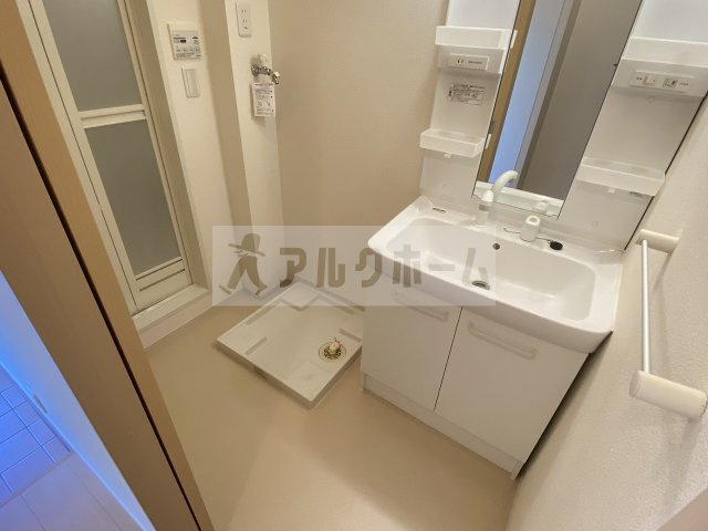 ルミエールKの洗面所|ルミエールK　脱衣所