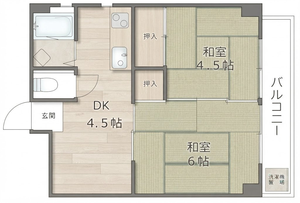 Grand　corp　Cattleyaの間取り