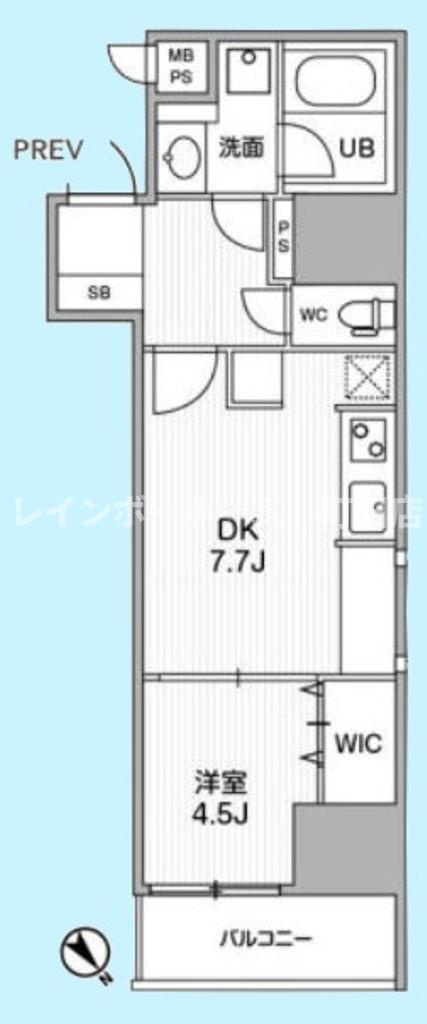 ＬＩＭＥＲＥＳＩＤＥＮＣＥ　ＭＡＣＨＩＤＡ※初期費用分割あと払いサービス利用可能物件の間取り