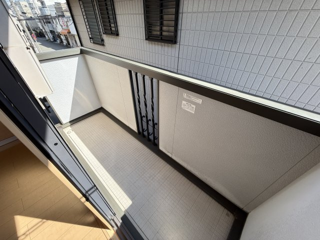 アペルトコートBのバルコニー