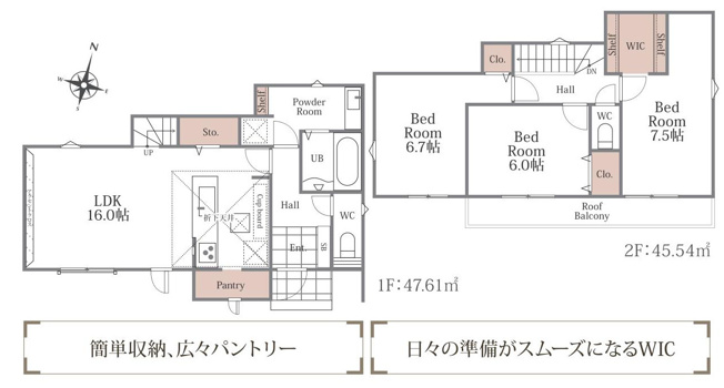 【間取り】 | 3LDKは、リビングダイニングキッチンと3つの居室がある間取り。ファミリー層に非常に人気の高い間取りで、広々としたリビングで家族団らんを楽しみ、個室でプライベートな時間も確保できるのが大きな魅力です。