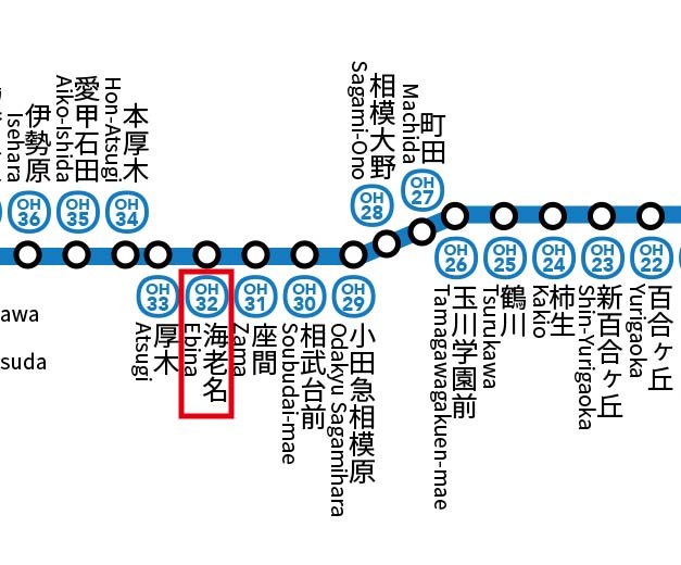 【地図】 | 小田急小田原線・相鉄本線・JR相模線の3路線が使え、2019年11月からは相鉄線がJR埼京線と相互直通運転を開始したおかげで新宿・渋谷・池袋といった副都心エリアに乗換なしで行けるようになりました。