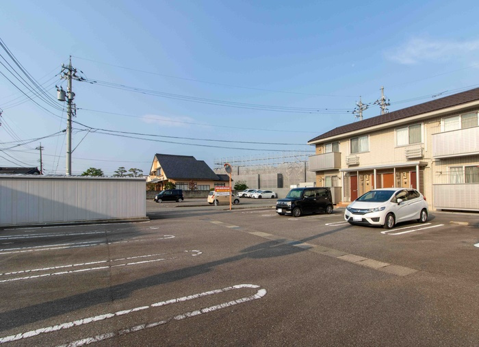 リアン　A棟の駐車場