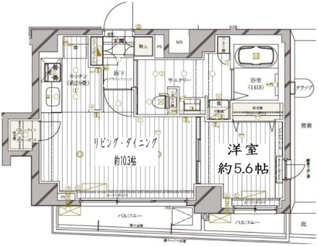 【間取り】 | レガリス高円寺
