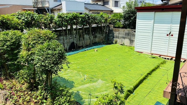 築港新町2丁目中古住宅の庭|お庭も活用できます