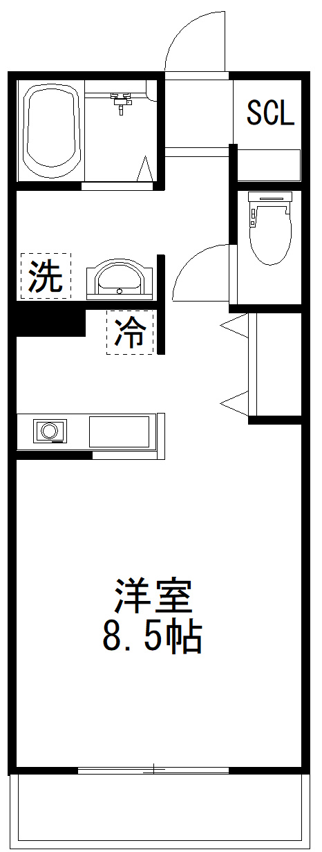 LA　SUACASA　Dの間取り