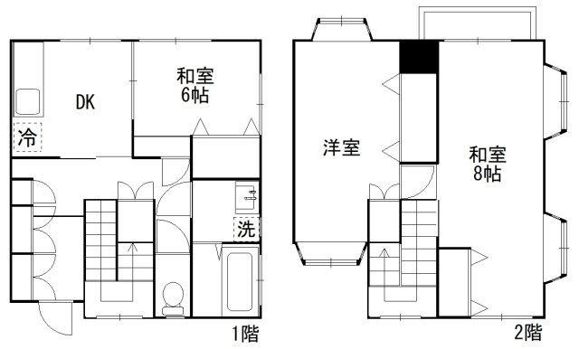 グリーンハイツB棟の間取り