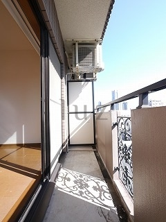 グリフィン横浜メディオのバルコニー