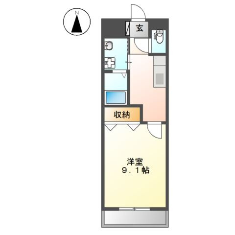 ブラウニーピア　の間取り
