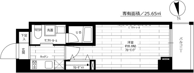 【間取り】 | ステージグランデ神楽坂