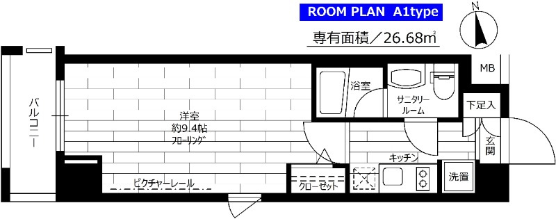 ステージファースト新御徒町の間取り