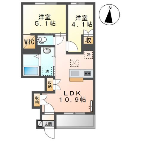 ボヌールの間取り