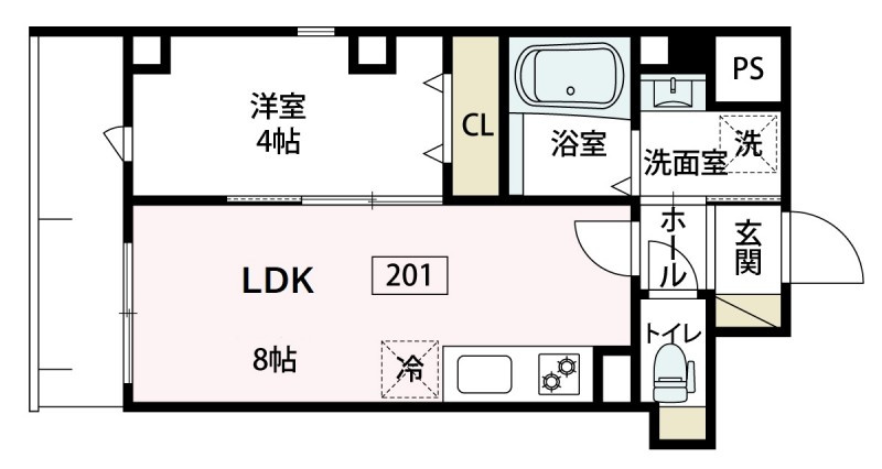 アベニールボナールの間取り