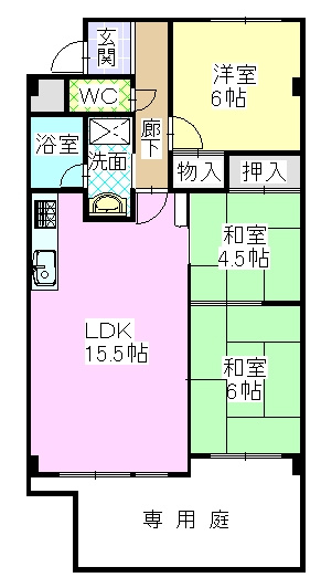 ユニーブル薬師山の間取り